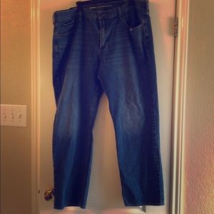 Men’s regular straight leg jeans